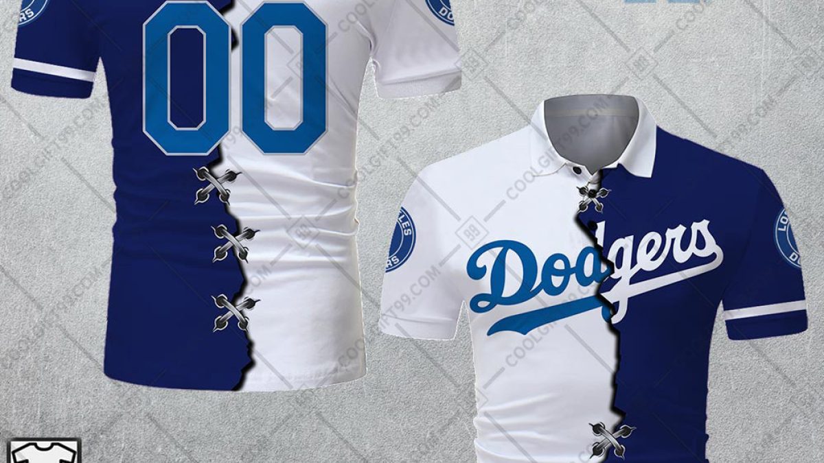 MLB Los Angeles Dodgers Mix Jersey Custom Personalized Hoodie Shirt -  Growkoc