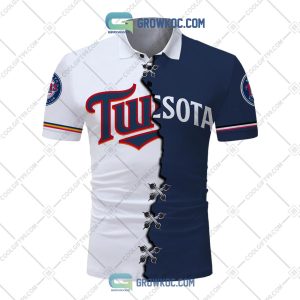 MLB Minnesota Twins Mix Jersey Personalized Style Polo Shirt