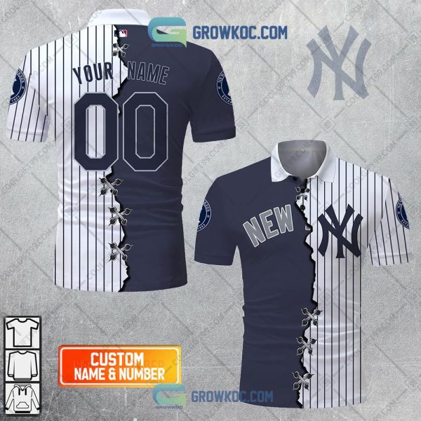 MLB New York Yankees Mix Jersey Personalized Style Polo Shirt