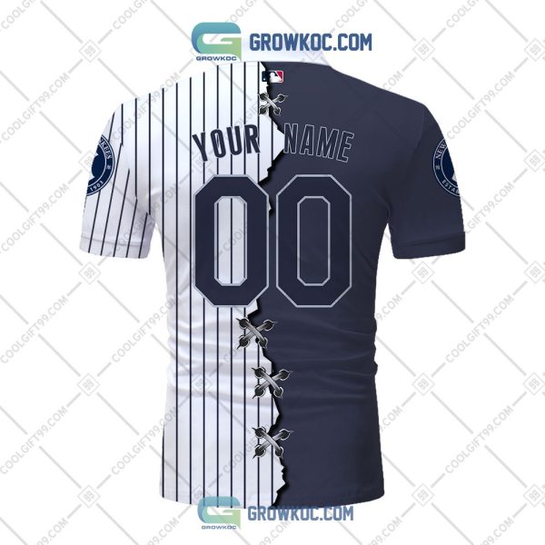 MLB New York Yankees Mix Jersey Personalized Style Polo Shirt