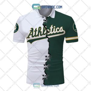 MLB Oakland Athletics Mix Jersey Personalized Style Polo Shirt