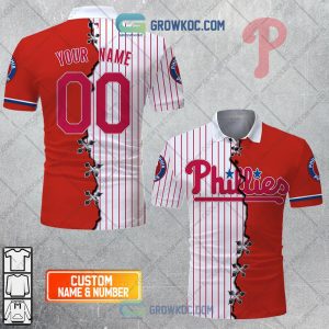 MLB Philadelphia Phillies Mix Jersey Personalized Style Polo Shirt