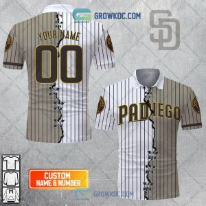 MLB San Diego Padres Mix Jersey Personalized Style Polo Shirt