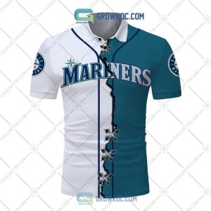 MLB Seattle Mariners Mix Jersey Personalized Style Polo Shirt