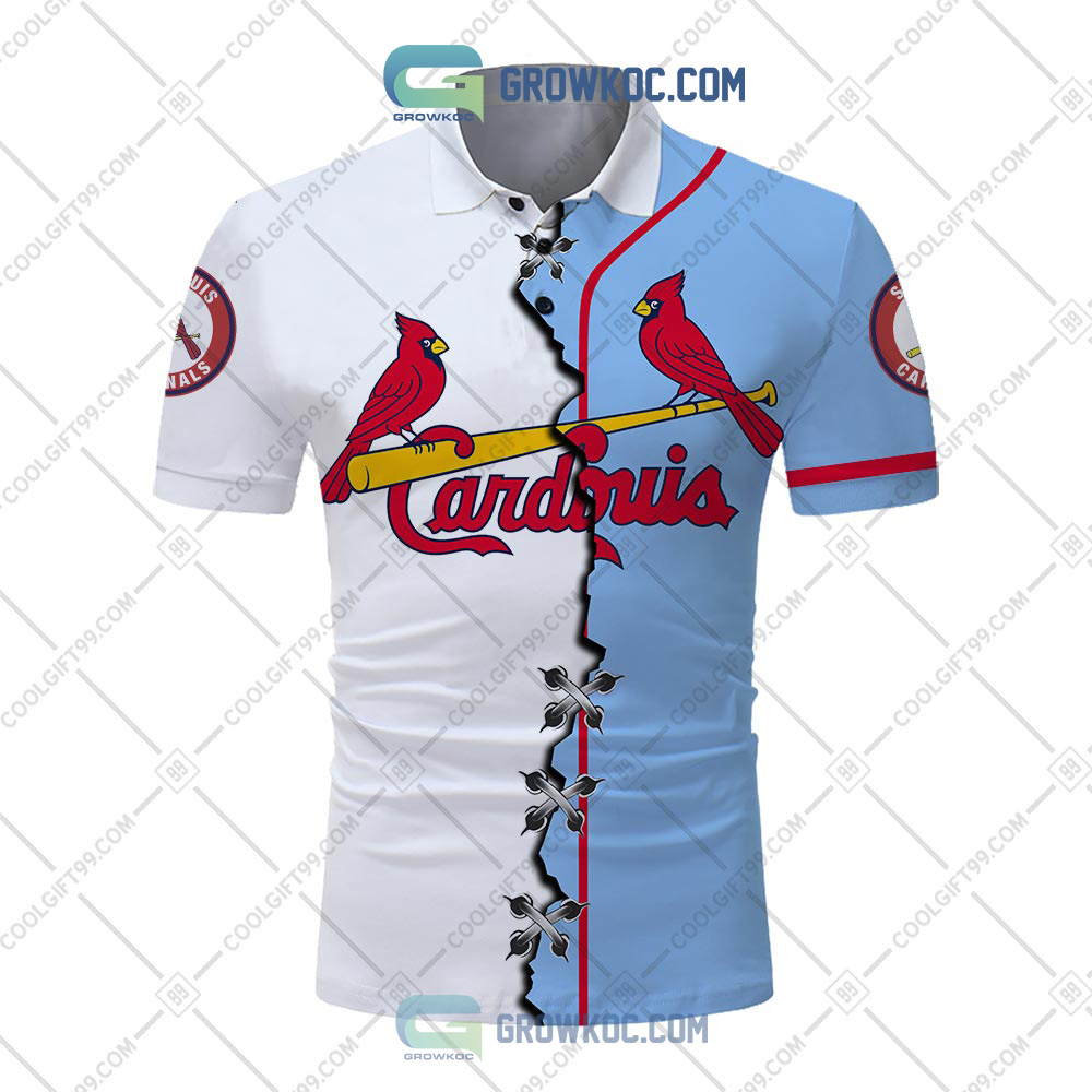 MLB St. Louis Cardinals Mix Jersey Personalized Style Polo Shirt - Growkoc