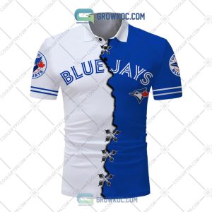 MLB Toronto Blue Jays Mix Jersey Personalized Style Polo Shirt