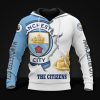 Manchester City The Citizens Sky Blue Etihad Stadium Hoodie Shirt