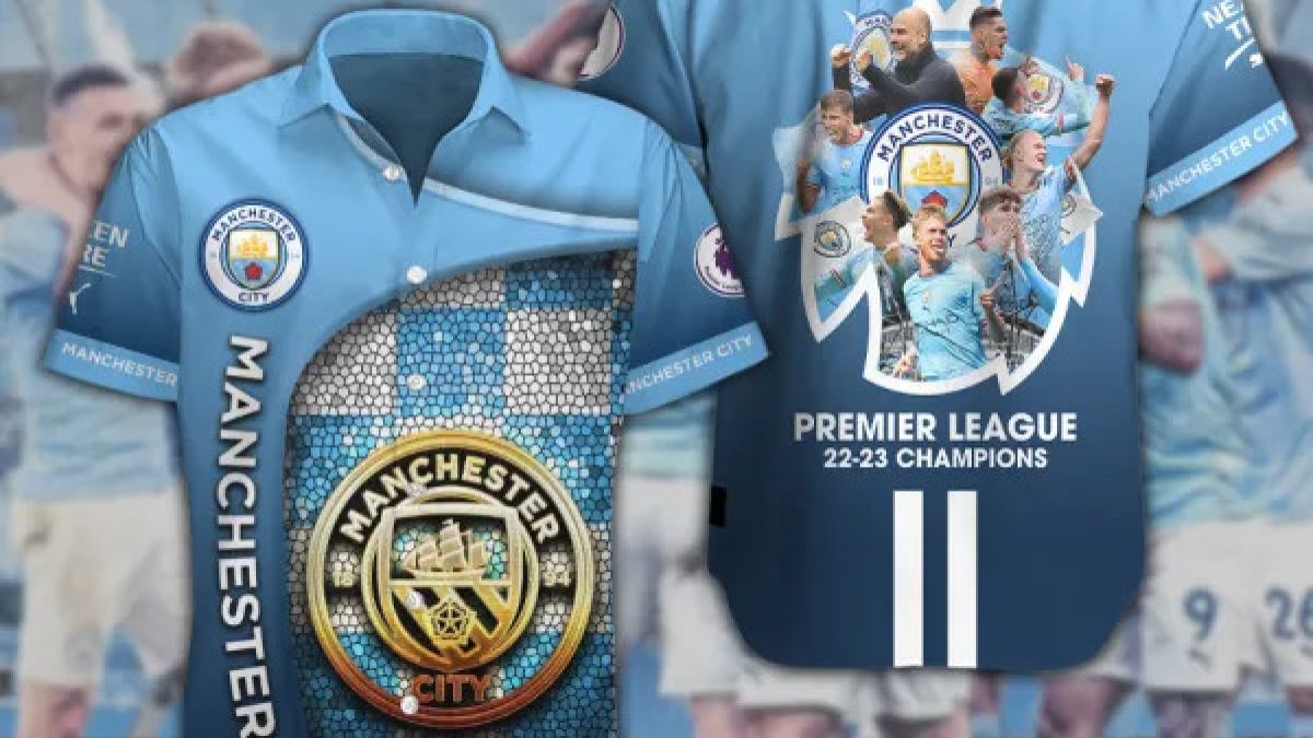 Manchester City EPL Champions 2022-2023 Hawaiian Shirt - Growkoc