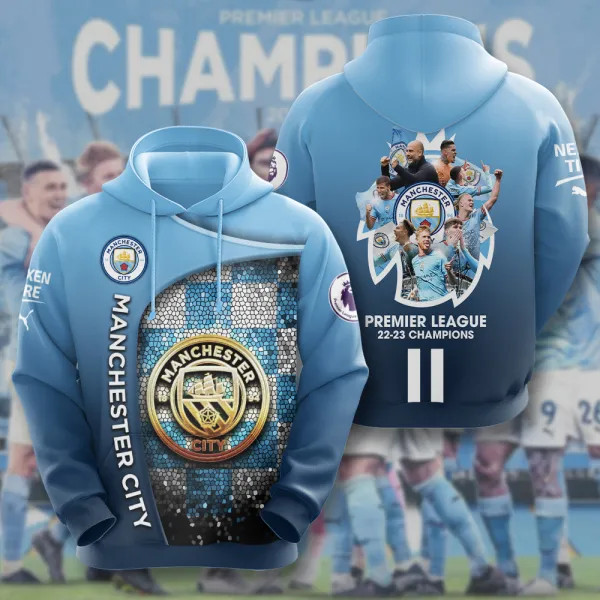 Manchester City The Citizens Premier League Champions Hoodie Shirt