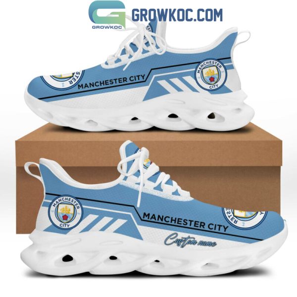 Manchester City The Citizens Custom Name Max Soul Shoes