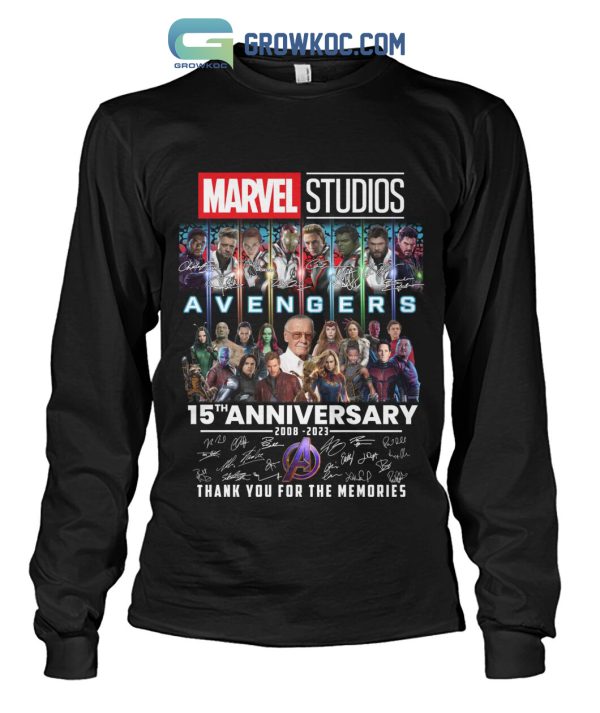 Marvel Studios Avengers 15th Anniversary 2008-2023 T-Shirt