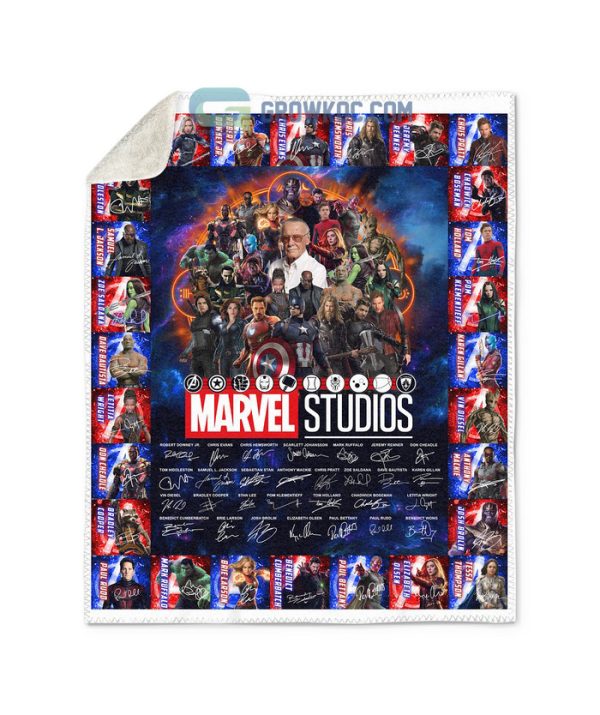 Marvel Studios Super Hero MCU Fleece Blanket, Quilt