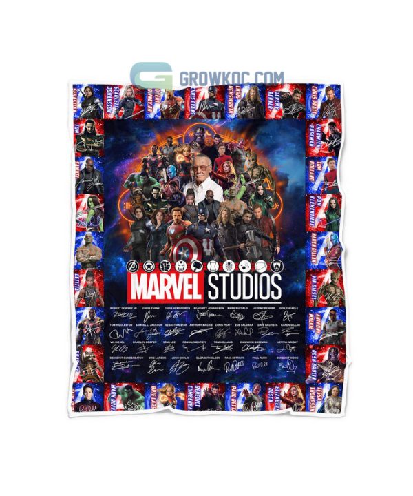 Marvel Studios Super Hero MCU Fleece Blanket, Quilt