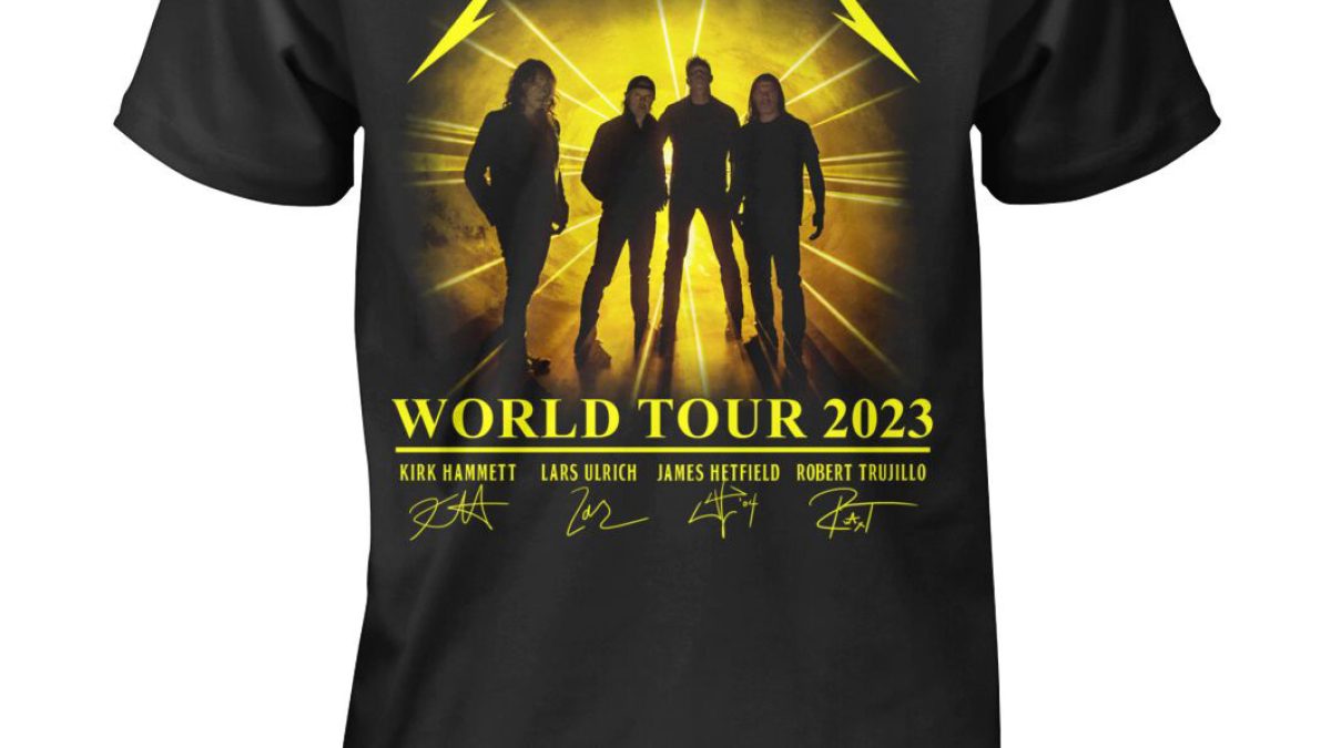 Metallica World Tour 2023 music Rock Festival Shirt 