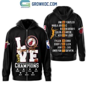 Miami Heat 2023 NBA Western Conference Finals Champions White Design Hoodie T-Shirt