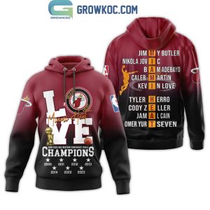 Miami Heat 2023 NBA Western Conference Finals Champions Red Black Design Hoodie T-Shirt