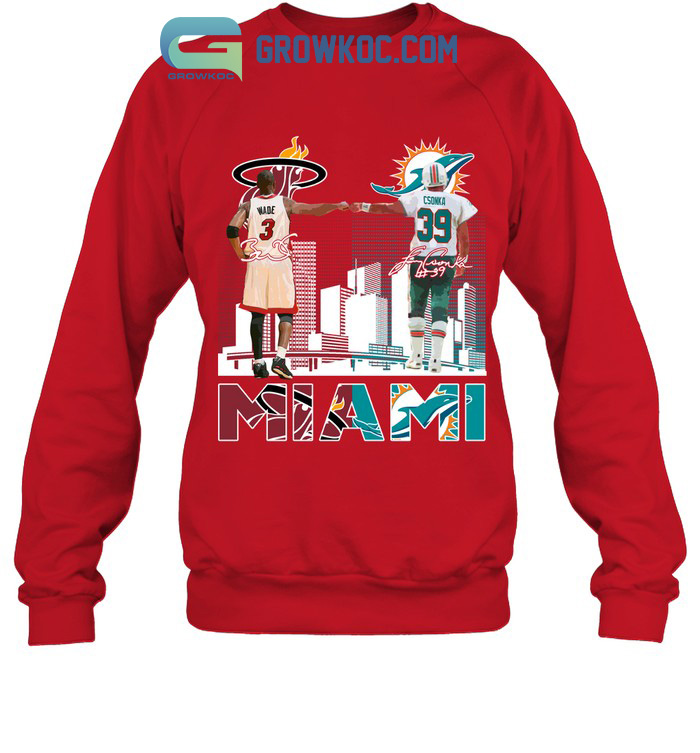 Miami City Miami Dolphins Miami Heat shirt