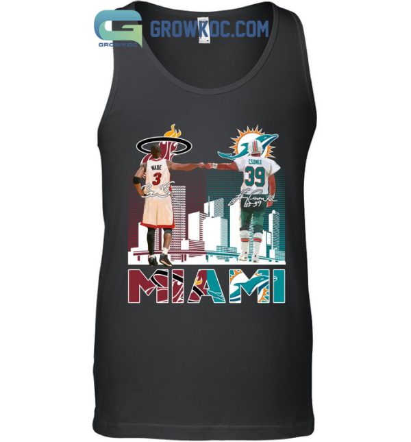 Miami Heat Dolphins City Of Champions T-Shirt