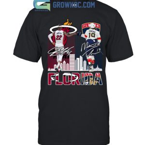 NHL Florida Panthers Crane Hawaiian Design Button Shirt