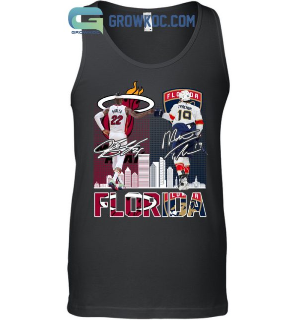 Miami Heat Florida Panther Champions 2023 T-Shirt