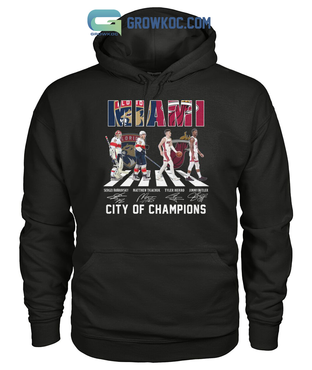 Miami Heat Florida Panthers City Of Champion Abbey Road T Shirt