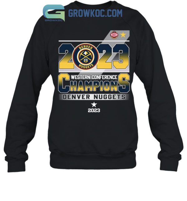 NBA Denver Nuggets 2023 Western Conference Champions T-Shirt