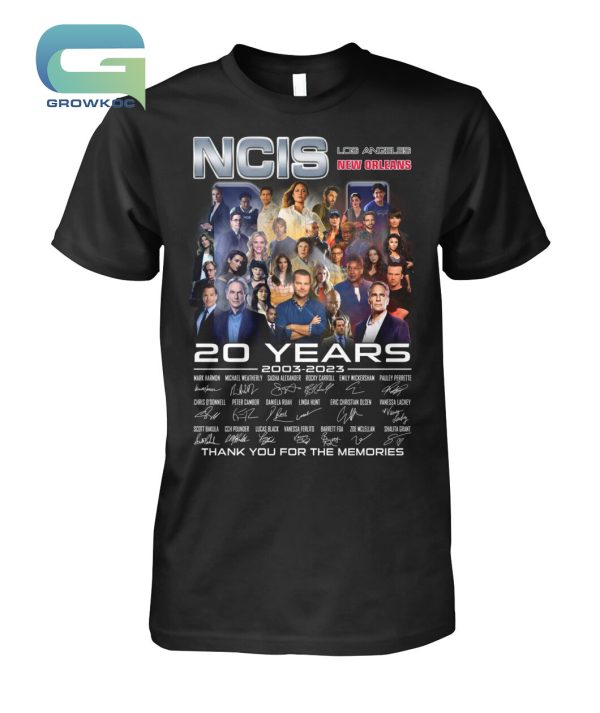 NCIS Los Angeles New Orleans 20 Years 2003-2023 T-Shirt