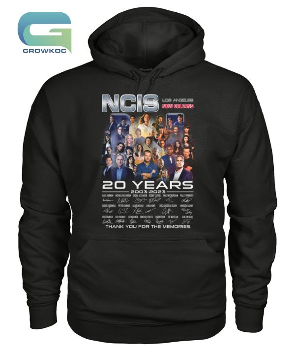 NCIS Los Angeles New Orleans 20 Years 2003-2023 T-Shirt