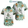 NHL Anaheim Ducks Flowers Hawaiian Design Button Shirt