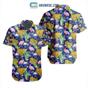 NHL Buffalo Sabres Crane Hawaiian Design Button Shirt