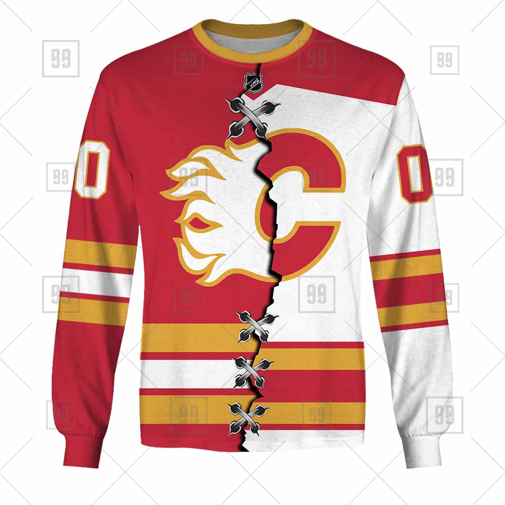 NHL Minnesota Wild Mix Jersey Custom Personalized Hoodie T Shirt Sweatshirt  - Growkoc
