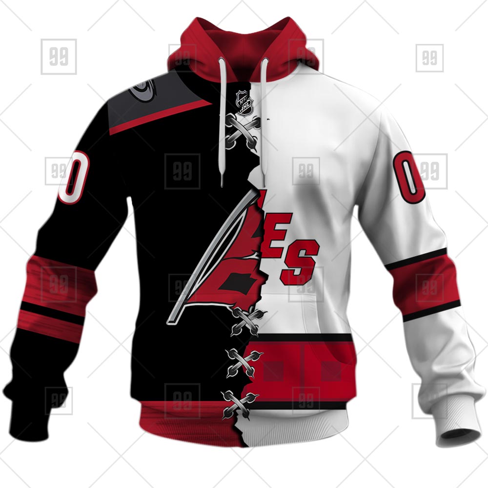 Carolina Hurricanes NHL Special Design Jersey With Your Ribs For Halloween  Hoodie T Shirt - Growkoc