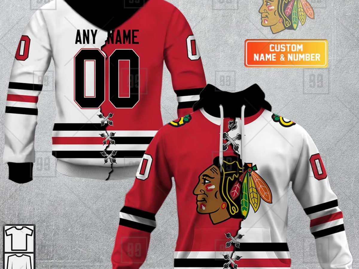 Custom Chicago BlackHawks Fearless Aganst Autism Sweatshirt NHL