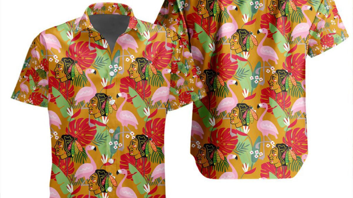 NHL Tampa Bay Lightning Flowers Hawaiian Design Button Shirt - Growkoc