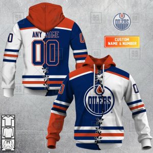 Edmonton Oilers Orange Crush Baseball Jacket