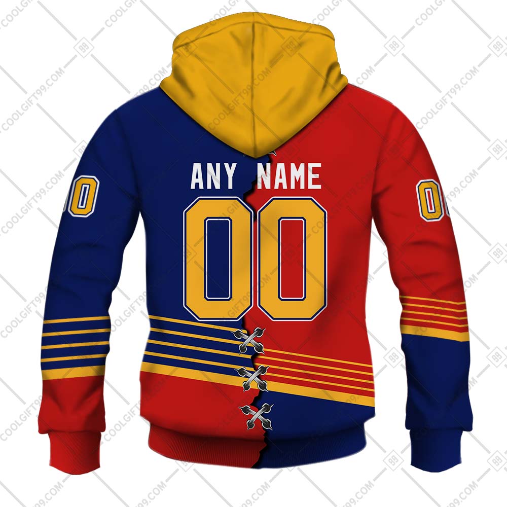 NHL St. Louis Blues Personalized Unisex Kits With FireFighter Uniforms  Color Hoodie T-Shirt - Growkoc
