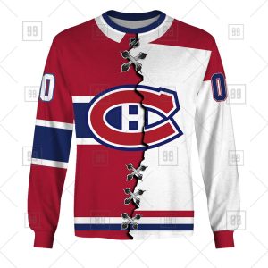 NHL Montreal Canadiens Custom Name Number All-Star Eastern Conference Jersey  Zip Up Hoodie
