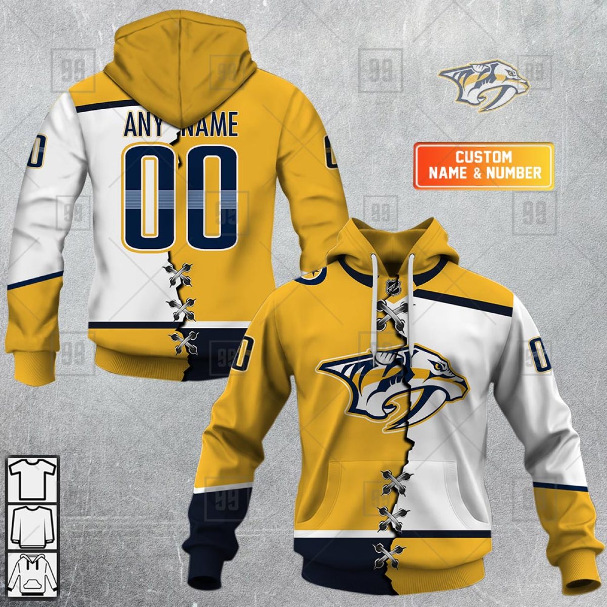 Personalized NHL Nashville Predators Peanuts Snoopy Design Shirt 3D Hoodie  Gift - Bring Your Ideas, Thoughts And Imaginations Into Reality Today