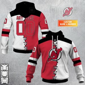 New Jersey Devils Supporter Christmas Holiday Personalized Ugly Sweater