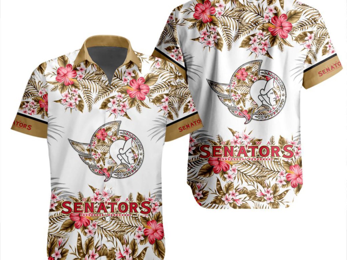 Ottawa Senators NHL Hot Design Custom Name Hawaiian Shirt For Fans
