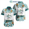 NHL Florida Panthers Flowers Hawaiian Design Button Shirt