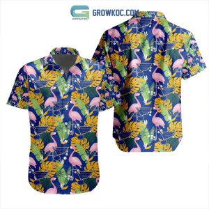 NHL St. Louis Blues Crane Hawaiian Design Button Shirt