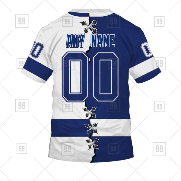 NHL Tampa Bay Lightning Mix Jersey Custom Personalized Hoodie T Shirt Sweatshirt