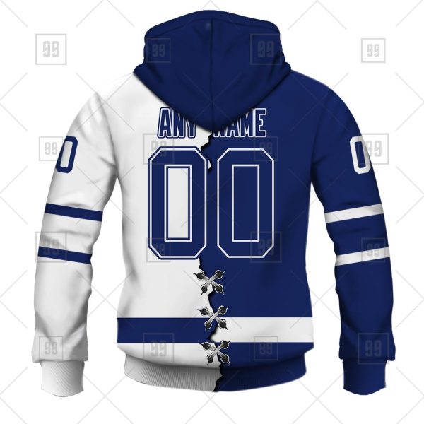 NHL Toronto Maple Leafs Mix Jersey Custom Personalized Hoodie T Shirt Sweatshirt