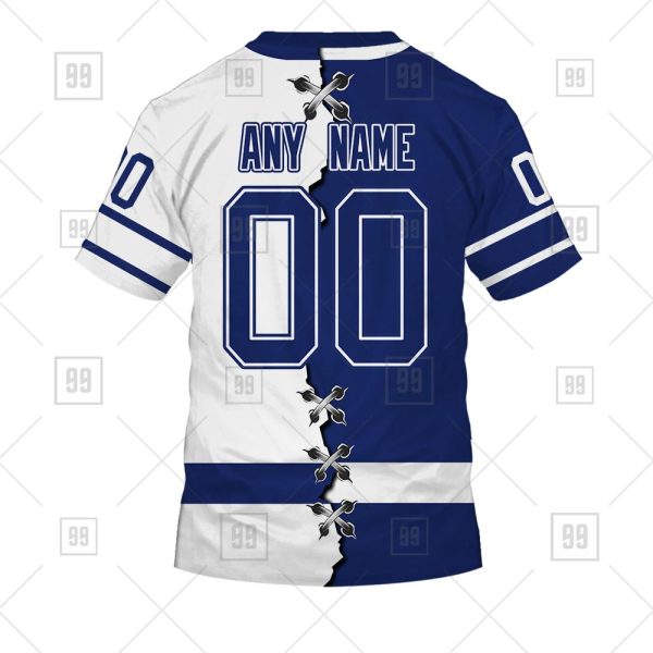 NHL Toronto Maple Leafs Mix Jersey Custom Personalized Hoodie T Shirt Sweatshirt