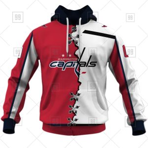NHL Washington Capitals Mix Jersey Custom Personalized Hoodie T Shirt Sweatshirt