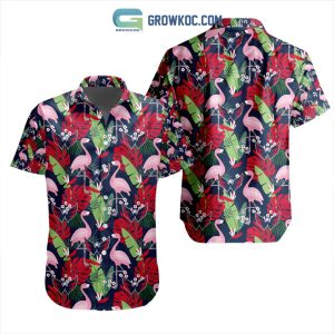 NHL Washington Capitals  Crane Hawaiian Design Button Shirt