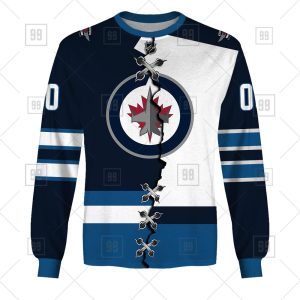 NHL Winnipeg Jets Specialized Design Jersey With Your Ribs For Halloween  All Over Printed Hoodie - Reallgraphics