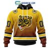 NHL Boston Bruins Personalized Special Unisex Kits With FireFighter Uniforms Color Hoodie T-Shirt