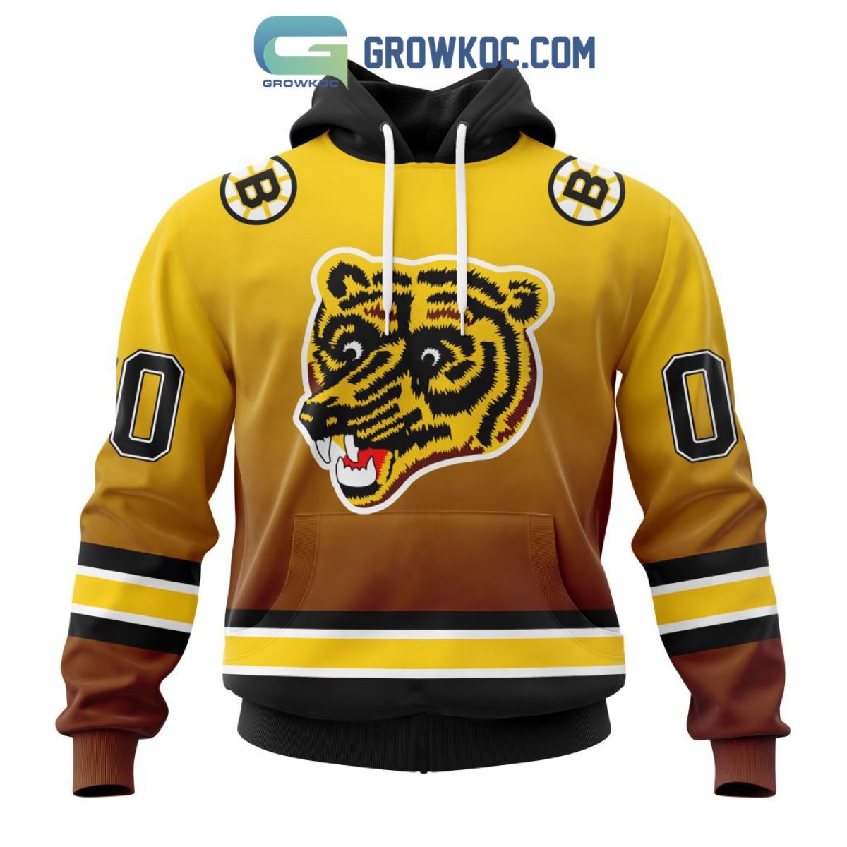 Persionalized NHL Pittsburgh Penguins Special Retro Gradient Design Hoodie  - Torunstyle